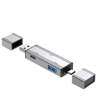 Lecteur de cartes OTG USB C et USB 3.0 2-en-1, adaptateur de carte mémoire portable pour téléphones, ordinateurs portables et tablettes, Plug & Play
