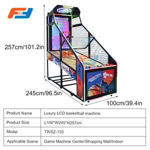 Máquina de Juego <span class=keywords><strong>Arcade</strong></span> de Lanzamiento de Baloncesto con Monedas - Product Image 5