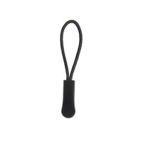 Tirette de fermeture éclair en PVC coloré à injection directe, tirette en caoutchouc en forme de chenille, accessoires de bagages en gros