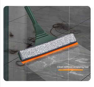 ארוך ידית מתקפל חלון רתיק דו צדדי גומי מנקה מברשת לבית ולרכב זכוכית - Product Image 3