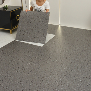 Carreaux de Sol Vinyle LVT Effet Marbre 2mm 3mm 600 * 600, Autocollants Adhésifs en <span class=keywords><strong>PVC</strong></span> pour Maison, Salle d'Exposition et Magasin - Product Image 1