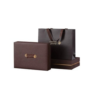 Premium Ginseng <b>Gift</b> <b>Box</b> with Lid Custom Logo Wholesale High-End <b>Empty</b> Packaging - Product Image 1