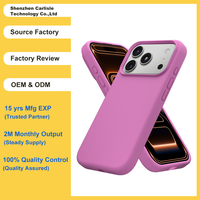 Coque de téléphone pour iPhone 17 Pro, Housse en silicone originale pour iPhone, Accessoires mobiles pour iPhone 16 Pro Max, Coque magnétique