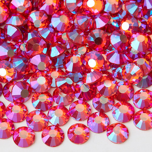 <span class=keywords><strong>Strass</strong></span> AB ronds écologiques Selina Crystal à dos plat - Brillants, 12 facettes, pour nail art, maquillage de scène, accessoires de décoration de téléphone - Product Image 6