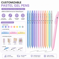 Stylo personnalisé pour étudiants Morandi 2026, personnalisation du logo, fournitures de papeterie en gros, stylo à bille avec encre noire