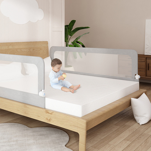 Design popolare <span class=keywords><strong>singolo</strong></span> lato Flip <span class=keywords><strong>letto</strong></span> aperto di sicurezza parapetto rapido pieghevole comodino barriera regina King Size allungabile - Product Image 2