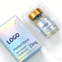 Boîtes et étiquettes personnalisées en carton blanc pour flacons de 3 ml, 5 ml, 10 ml, emballage de flacons rechargeables