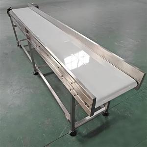 산업용 조립 라인 PVC 벨트 컨베이어 맞춤형 녹색 이송 컨베이어 (작업장용) - Product Image 1