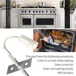 Sonda de sensor de temperatura de horno de acero inoxidable DR 316233902 316217008, 1 año de garantía, ecológica para Frigidaire <span class=keywords><strong>serie</strong></span> 790 - Product Image 6
