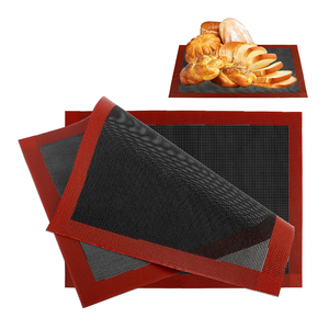Micro Perforated Food Grade <b>Silicone</b> Durable Eco-Friendly Dishwasher Safe Oven <b>Baking</b> Mat 40*30cm for Macaron Pizza Bread Dough - Product Image 1