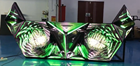 M-shine Venta caliente Creative Irregular LED DJ Booth para Panel Converting Vide Event Bar Electronic Music Festival Led Display