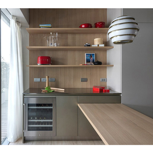 Armadio da <span class=keywords><strong>cucina</strong></span> di lusso in acciaio inossidabile dal Design moderno con prezzo di fabbrica - Product Image 5