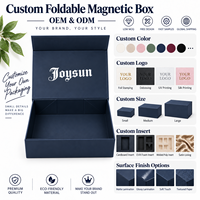 Boîte cadeau pliante personnalisée avec ruban doré, boîte d'emballage rigide magnétique extra large de luxe pour boutique de vêtements, vente au détail