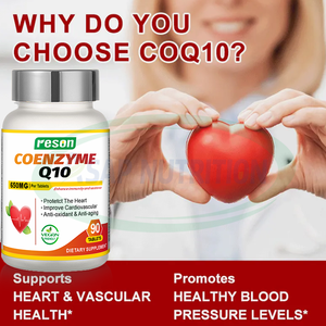 Comprimés de <span class=keywords><strong>Coenzyme</strong></span> <span class=keywords><strong>Q10</strong></span> (CoQ10) 1000 mg de la marque Ausreson Private Label pour la santé cardiaque – Complément de CoQ10 - Product Image 3
