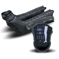 Appareil de massage par compression d'air rechargeable à 12 chambres VU pour une circulation corporelle optimale et une récupération plus rapide.
