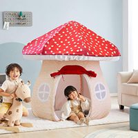 Grande tente champignon gonflable avec lumières LED pour fêtes, événements, activités amusantes en plein air