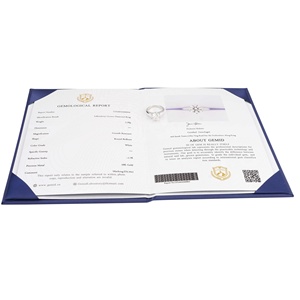 Con certificato classico 6 artigli solitario rotondo taglio brillante 2ct VS2 Lab cresciuto diamante CVD anello di fidanzamento 18K oro massiccio - Product Image 6