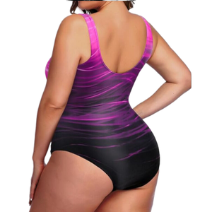 Nouveau design Sexy dos ouvert Durable eau ondulation dégradé Bikini <span class=keywords><strong>grande</strong></span> <span class=keywords><strong>taille</strong></span> ventre contrôle une pièce sport <span class=keywords><strong>maillot</strong></span> <span class=keywords><strong>de</strong></span> <span class=keywords><strong>bain</strong></span> pour les femmes - Product Image 5
