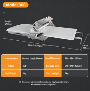 Laminadora de masa de leche plegable de sobremesa para panadería, máquina para hacer hojaldre, Sfogliafacile - Product Image 2