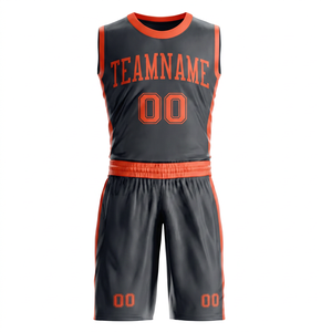 Conjunto de Uniforme de Baloncesto Sublimado Personalizado, Malla Transpirable, Sin Mangas, Nombre del Equipo, Número, para Adultos, Patrón 3D - Product Image 1