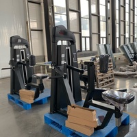 Máquina de remo sentado con carga de pin para gimnasio comercial, entrenamiento de espalda, para centro de fitness