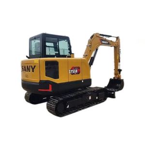 Miniexcavadora SANY SY55U de 6 toneladas de peso operativo, la más vendida, con el mejor precio, tamaño pequeño, para granja, motor y engranajes. - Product Image 1