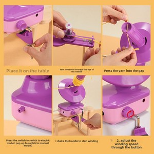 Nouveau enrouleur <span class=keywords><strong>de</strong></span> fil électrique-manuel double usage, mini enrouleur portable à manivelle et attache-boule <span class=keywords><strong>de</strong></span> fil pour la maison - Product Image 2