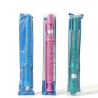 Flûte à bec soprano en plastique à 8 trous, couleurs variées, pour usage scolaire et professionnel, idéal comme cadeau pour enfants, vente en gros, prix usine, pas cher