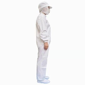 Los fabricantes de Shanghái venden al por mayor overoles con capucha Roumeini, ropa de trabajo que absorbe la humedad y ropa de trabajo para salas limpias. - Product Image 5