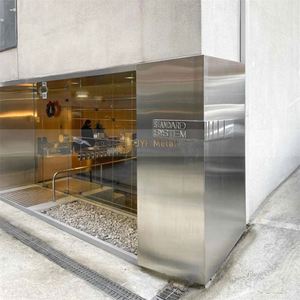 Placa de Acero Inoxidable Plateado Cepillado 201/304 con Recubrimiento PVD Antihuellas LL186 para Decoración de Paredes Interiores y Exteriores, Corte y Soldadura - Product Image 4