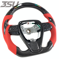 Volant en cuir et fibre de carbone forgé pour Toyota Camry 2018-2023