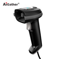 Escáner de Código de Barras Manual con Cable de Alta Sensibilidad, Lector de Códigos 1D y 2D, Conexión Plug and Play para Comercio Minorista, Almacenes, Logística y Oficina