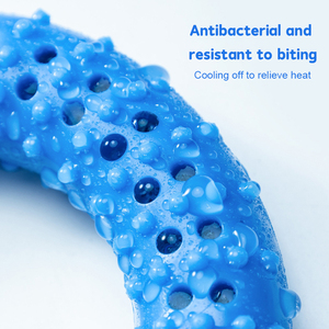 Jouets à Mâcher pour Chiots Congelables Soulage la Douleur et les Démangeaisons de la <span class=keywords><strong>Dentition</strong></span> Jouets pour Chiens Congelés pour la <span class=keywords><strong>Dentition</strong></span> <span class=keywords><strong>Anneaux</strong></span> à Mâcher pour Chiots Remplissables - Product Image 3