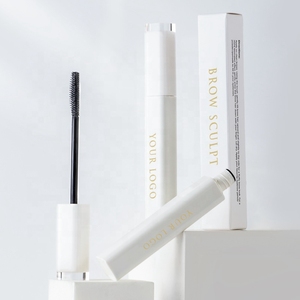 Tube de gel de cire transparent teinté pour sourcils clair fort de marque privée personnalisé avec brosse Gel pour sourcils imperméable et longue durée - Product Image 1