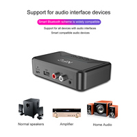 BT200 NFC Bluetooth 5.0 Audio-Empfänger USB-Wiedergabe RCA AUX-Anschluss Kabelloser Adapter Unterstützt USB-Wiedergabe für Auto Heimlautsprecher Kopfhörer