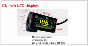 Hệ thống hiển thị JK BMS tốt nhất với màn hình cảm ứng <span class=keywords><strong>LCD</strong></span> 4.3 ''<span class=keywords><strong>4.3inch</strong></span> và màn hình LED 2.5inch LiFePO4 lto pin Lithium ion - Product Image 3