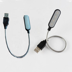 Đèn Đọc Sách Mini <span class=keywords><strong>4</strong></span> LED Đèn Ngủ Đọc Sách USB Cầm Tay Đèn Để Bàn Màu Trắng/Ấm Áp Cho Máy Tính Xách Tay Ngân Hàng Điện Máy Tính Xách Tay Máy Vi Tính - Product Image 1