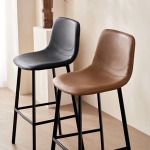 Quán <span class=keywords><strong>bar</strong></span> Bắc Âu hiện đại tối giản sắt nghệ thuật nhà cao lưng ghế Internet người nổi tiếng quần áo cửa hàng trà sữa phong cách công nghiệp - Product Image 4