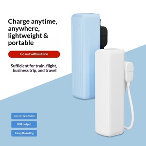 Batería Externa Portátil Mini con Cable Integrado, Gran Capacidad, Ideal para Regalos Empresariales, Venta al Por Mayor de Fábrica - Product Image 5