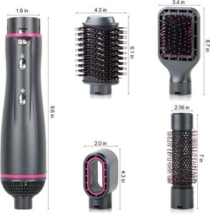 Cepillo Secador de Pelo 6 en 1, Caja de Regalo, Estilizador Eléctrico Multifunción, Peine de Aire Caliente Compacto y Portátil - Product Image 4