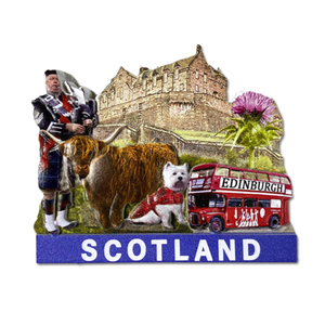 Nhà Máy Biểu Tượng Tùy Chỉnh Edinburgh Lâu Đài Glasgow Highland Gia Súc Nhựa <span class=keywords><strong>Scotland</strong></span> Tủ Lạnh Nam Châm <span class=keywords><strong>Scotland</strong></span> Lưu Niệm Nam Châm - Product Image 2