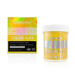 Argilla Colorante per <span class=keywords><strong>Capelli</strong></span> a Lunga Durata, Facile da Risciacquare, Tinta Temporanea Naturale Volumizzante, 9 Colori Solidi - Product Image 6