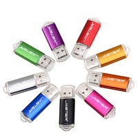 Penjualan terlaris 2025 Flash Drive USB dengan gantungan kunci stik memori USB Flash Drive logam portabel