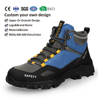 Chaussures de sécurité industrielles pour hommes, résistantes à l'abrasion, avec embout renforcé, imperméables, basses, à lacets, pour travaux de construction routière et de ponts