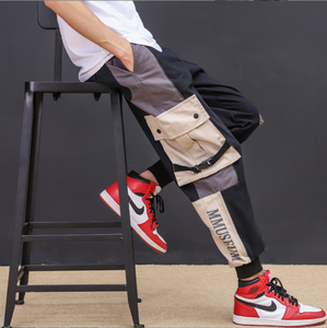 Pantalon cargo respirant de style tendance personnalisé Sweat tactique <span class=keywords><strong>Harun</strong></span> à taille moyenne décontracté pour hommes et garçons prix d'usine - Product Image 4