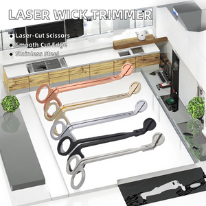 Promotieprijs DIY RVS Laser Schaar & Knipper Gladde Rand Kaarsenpit Trimmer voor het Knippen en Trimmen van Pitjes - Product Image 2