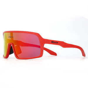 Scycn Polarized Cycling Sunglasses Full Rim Mirror Lenses 100% Uv Protection Multi Functional Outdoor Sports <b>Eyewear</b> - Product Image 5
