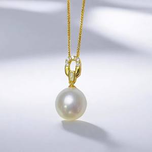 Base para Colgante de Plata S925, Diseño Elegante, para Perlas de 9-13mm, Accesorios para Bisutería - Product Image 2