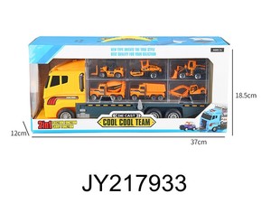 Set di auto di emergenza per <span class=keywords><strong>camion</strong></span> da trasporto 7 in 1, <span class=keywords><strong>camion</strong></span> di emergenza, veicoli per auto <span class=keywords><strong>giocattolo</strong></span>, per regali per bambini - Product Image 6