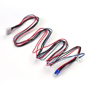 Kabel Saluran Kawat Kasur Panas Berpemanas (20AWG) Hotbed untuk Anet A8 Plus E16 3D Printer Upgrade Pemasok Aksesori Panjang 90Cm